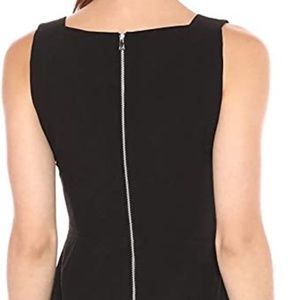 NEW WITH TAGS MAGGY LONDON Crepe Sheath Dress In Black SIZE 14